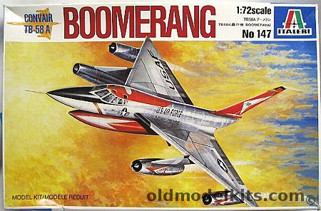 Italeri 1/72 Convair TB-58A Boomerang, 147 plastic model kit